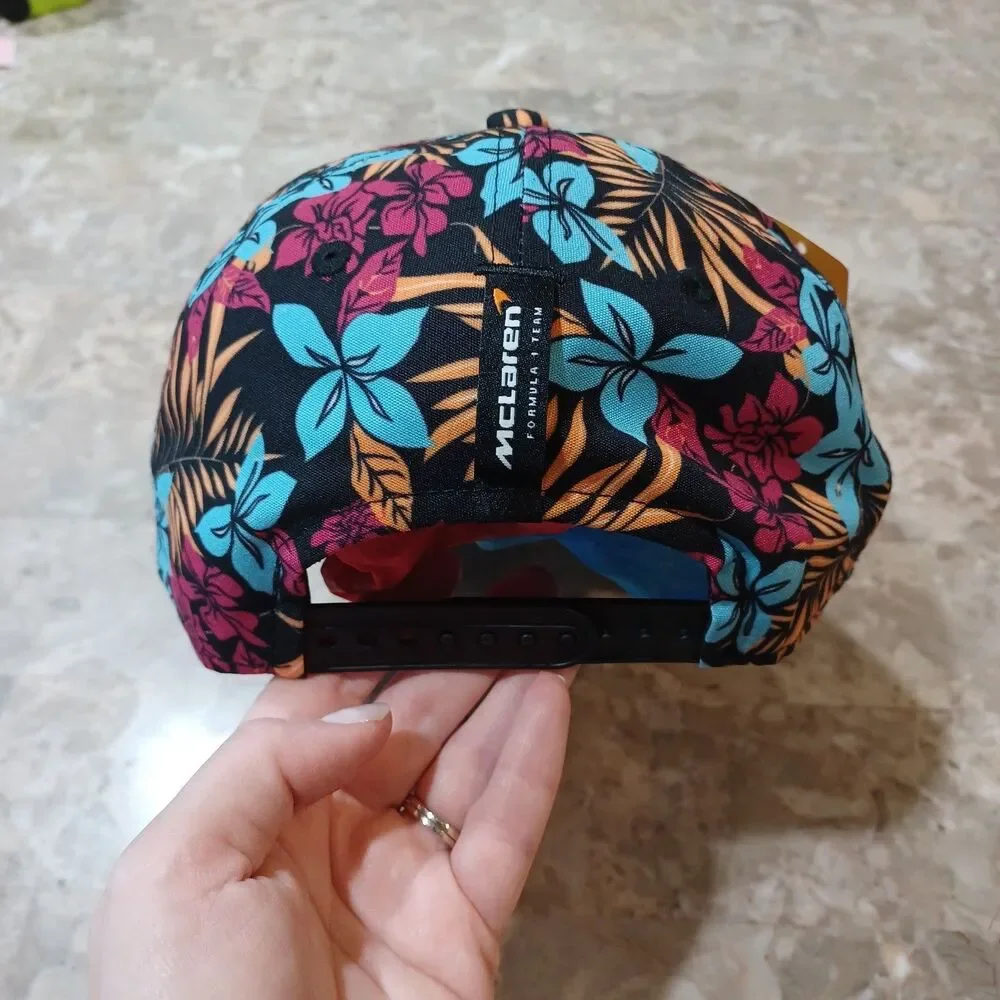 New Era McLaren F1 Racing Miami GP Lando Norris Floral Cap Limited Edition Hat - Picture 12 of 12